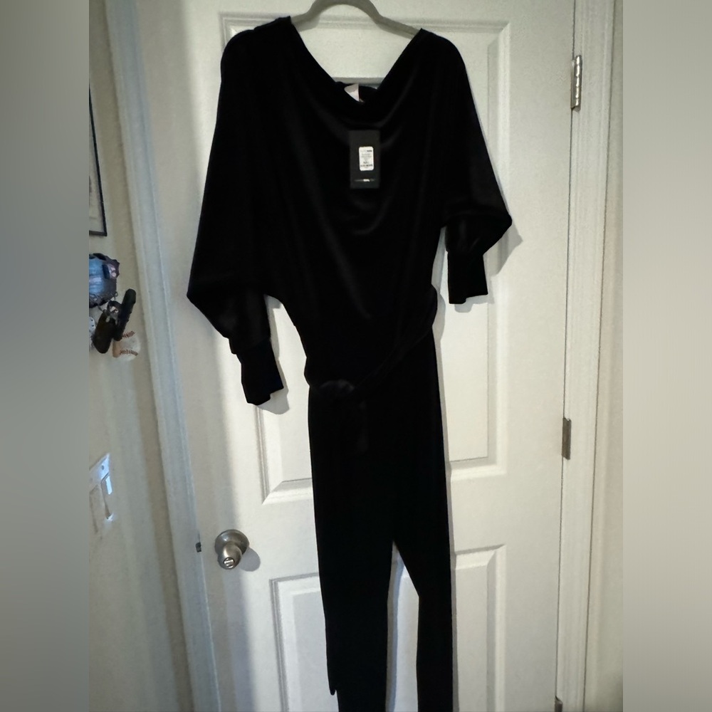 NWT  Large fashion nova velvet jumpsuit